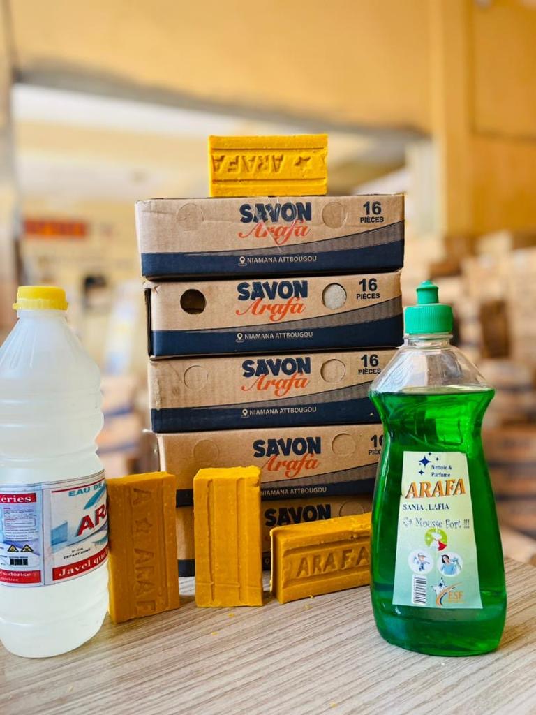Gamme ARAFA avec savon liquide vert