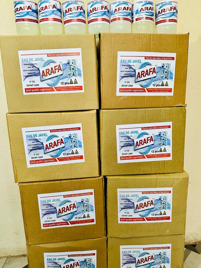 Cartons ARAFA prêts pour la vente