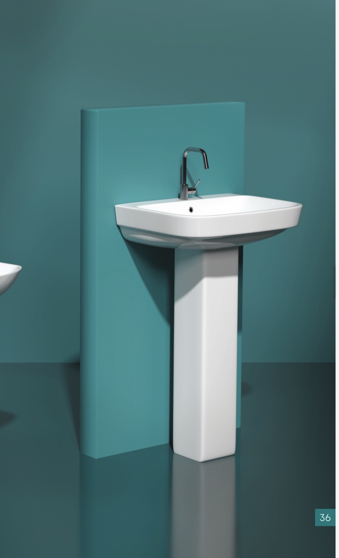 Lavabo luxe — modèle Moderne
