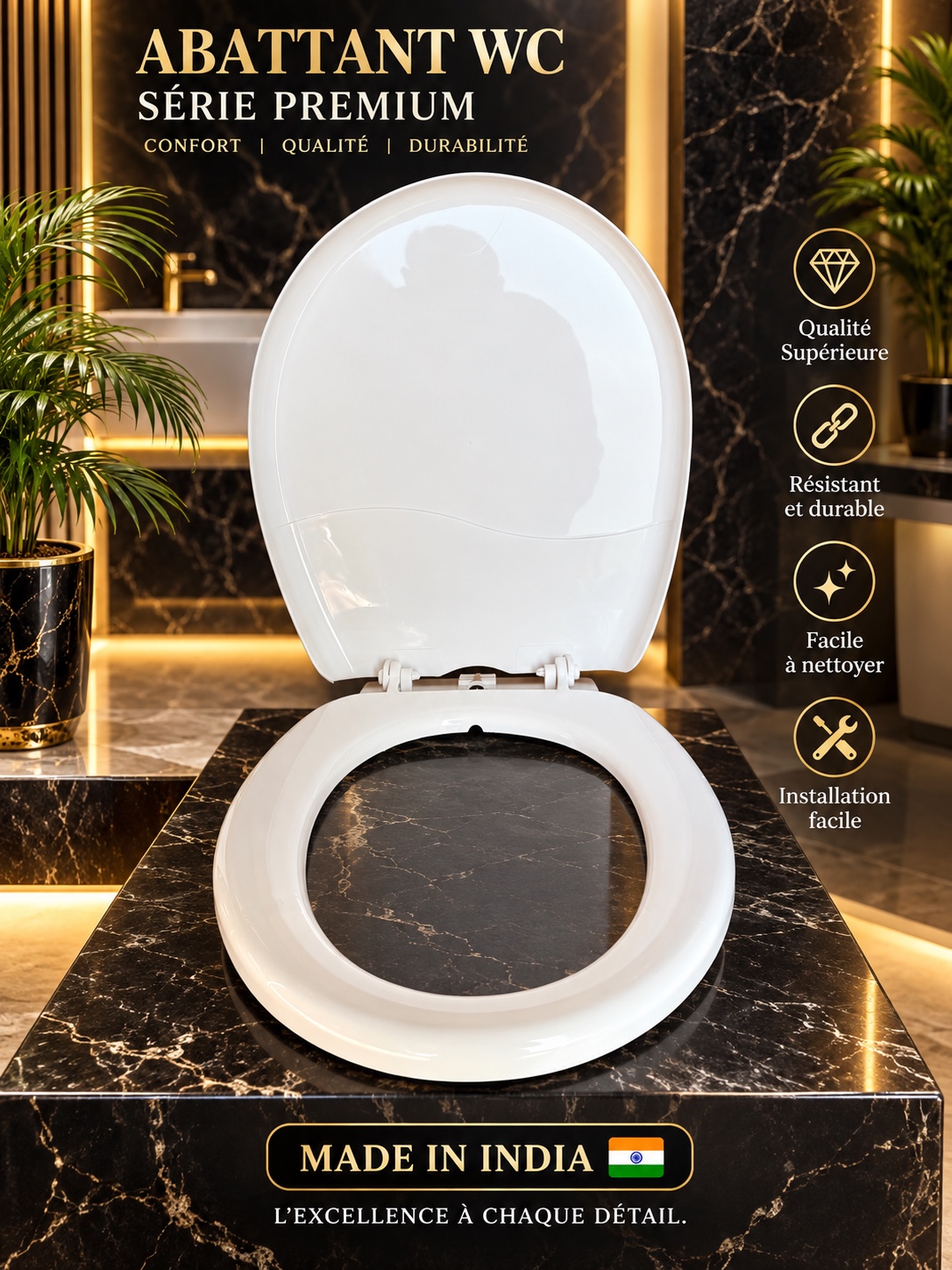 Abattant WC — série premium