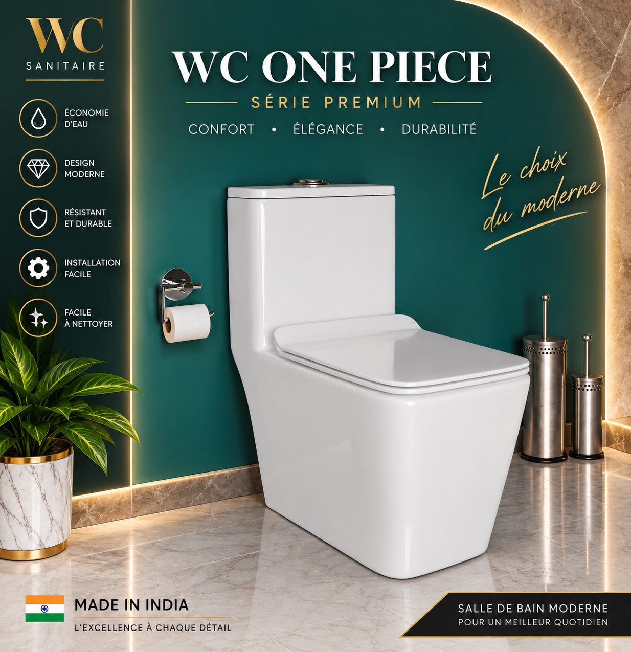WC One Piece — série premium