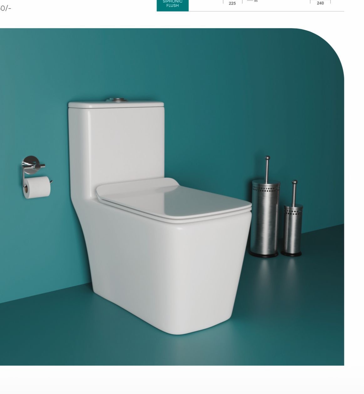 WC luxe — modèle Siphonic